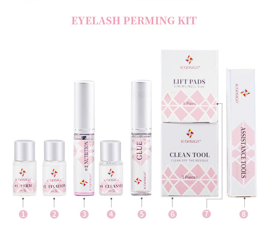 Iconsign: Instant Lash Perfection and Lash Perm Kit with Lifting Tools