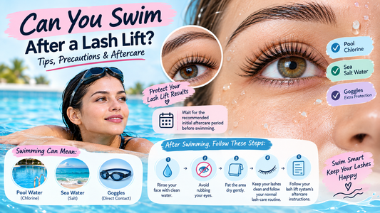 Swimming after a lash lift and aftercare tips