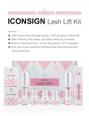 ICONSIGN Professional Lash Lift & Brow Lamination Kit - Semi-Permanent Eyelash Perming & Eye Makeup Enhancement Set Iconsign UAE