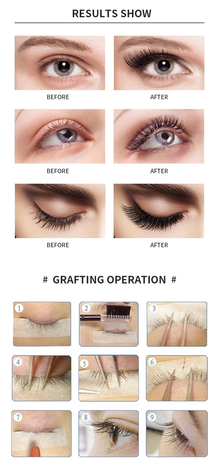 Iconsign Premium Korean Silk Eyelash Extensions – Soft, Lightweight Lash Supplies Iconsign UAE