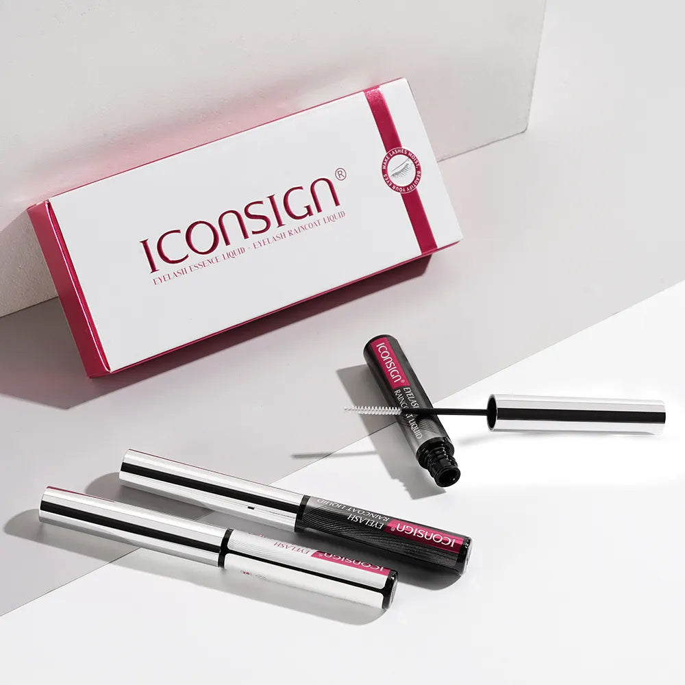 Iconsign Eyelash Essence Liquid and Raincoat Liquid 2-in-1 Set – Lash Growth Serum & Waterproof Sealant Iconsign UAE