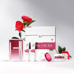 ICONSIGN Camellia Lash Lift & Brow Lamination Kit – 2-in-1 Gentle Plant Extract Perming Kit with Hygiene Tubes, Glue Balm & Vegan Keratin Iconsign UAE