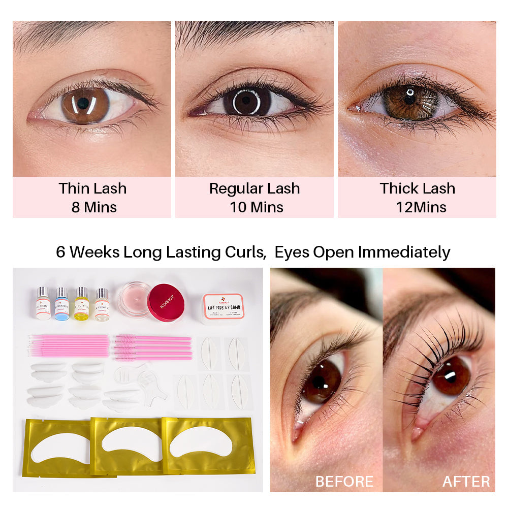 Iconsign Eyelash Perming Kit – Professional Eyelash Perm Kit, Multicolor Iconsign UAE