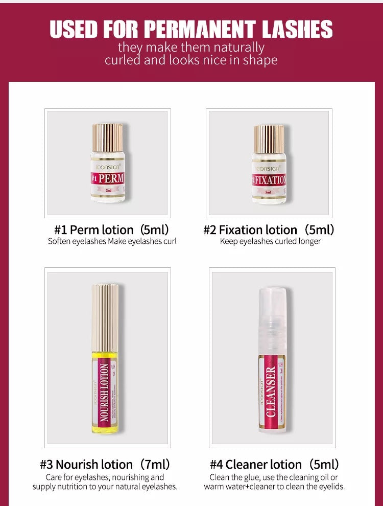 ICONSIGN Professional Lash Lift & Brow Lamination Kit (Red Stripe Edition) Iconsign UAE