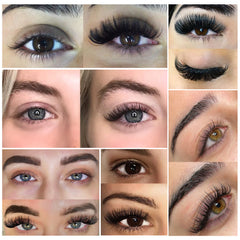 Iconsign Stars Colors Premium Classic Eyelash Extensions, Matte Black Super Soft Lash Extensions Tray, High-Temperature Resistant Individual Lashes (16 Rows, C/CC/D/DD Curl, 0.03–0.20mm Thickness, 7–25mm / Mixed Trays)