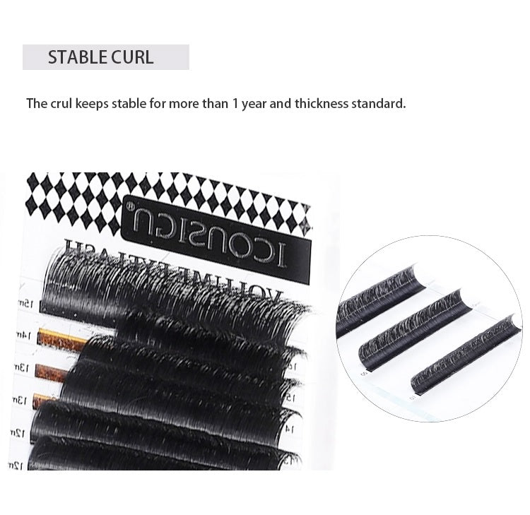Iconsign Premium Korean Silk Eyelash Extensions – Soft, Lightweight Lash Supplies Iconsign UAE