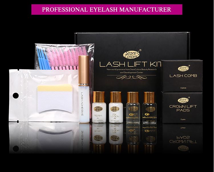 Stars Colors Professional Eyelash Lift & Perming Kit | DIY Lash Lift Set Iconsign UAE