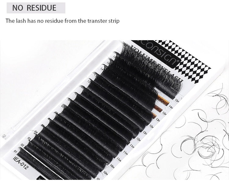 Iconsign Premium Korean Silk Eyelash Extensions – Soft, Lightweight Lash Supplies Iconsign UAE