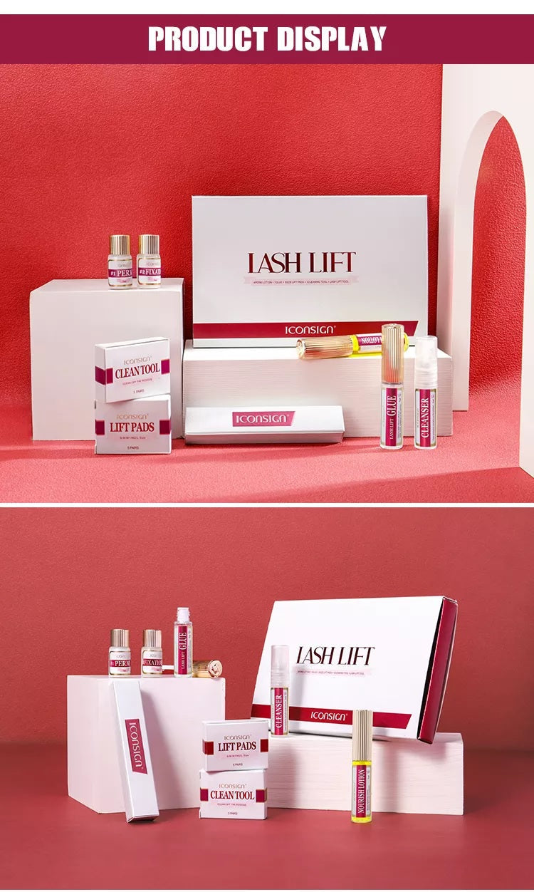 ICONSIGN Professional Lash Lift & Brow Lamination Kit (Red Stripe Edition) Iconsign UAE