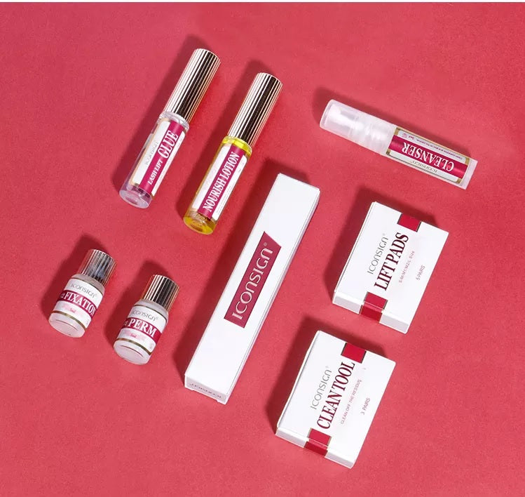 ICONSIGN Professional Lash Lift & Brow Lamination Kit (Red Stripe Edition) Iconsign UAE