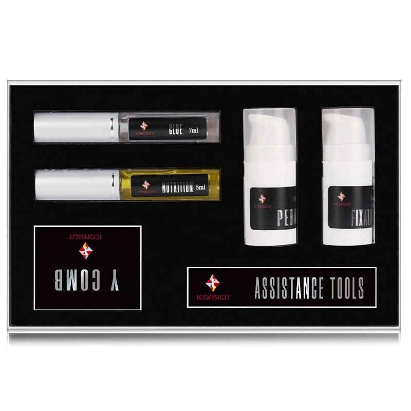 ICONSIGN Professional Eyebrow Lamination Kit - Black Edition Semi-Permanent Brow Perming & Sculpting Set Iconsign UAE