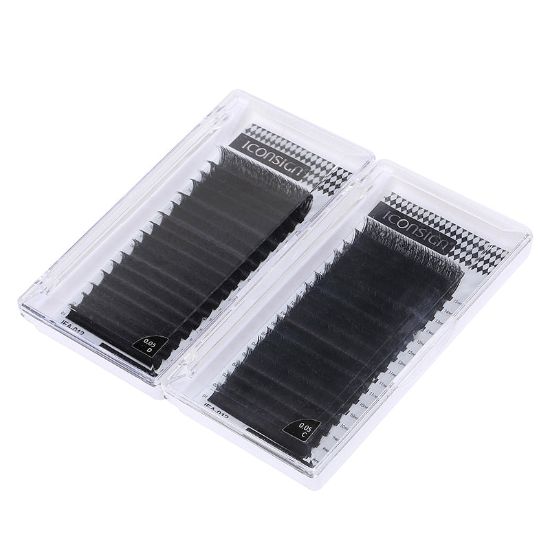 Iconsign Premium Korean Silk Eyelash Extensions – Soft, Lightweight Lash Supplies Iconsign UAE