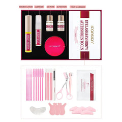 ICONSIGN 2-in-1 Professional Eyelash & Eyebrow Lamination Kit – DIY Lash Lift & Brow Lamination Set Iconsign UAE