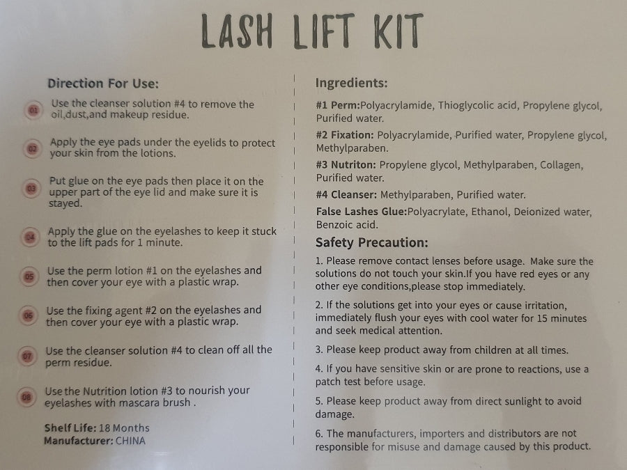 Iconsign Eyelash Perming Kit – Professional Semi-Permanent Lash Lift & Curl Set with Glue, Lotions & Lift Pads Iconsign UAE