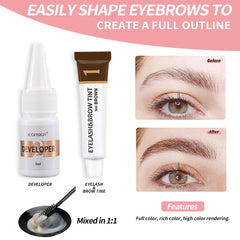 Iconsign Professional Lash Lift and Eyebrow Tint Kit – Semi-Permanent Eyelash Perming & Brow Dye Coloring Set for Salon & Home Use Iconsign UAE