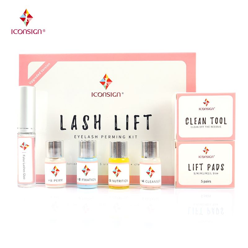 Iconsign Eyelash Perming Kit – Professional Semi-Permanent Lash Lift & Curl Set with Glue, Lotions & Lift Pads Iconsign UAE