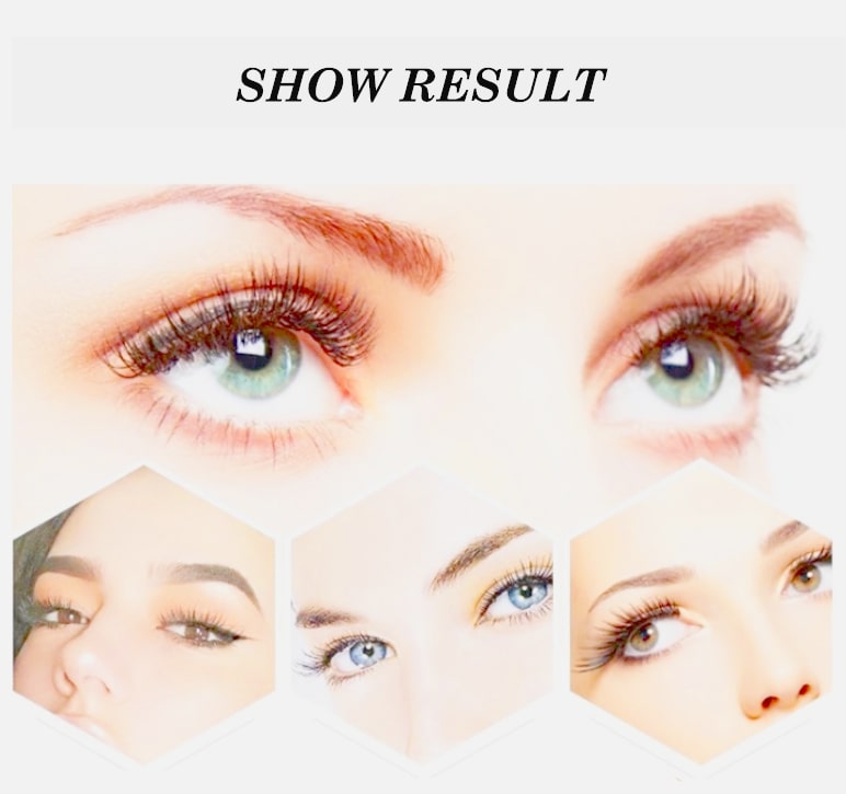 ICONSIGN Camellia Lash Extensions Mixed Length (8-15mm) 16 Lines – Soft Matte Black Volume Fan Lashes, C/D Curl Professional & DIY Eyelash Extensions Tray Iconsign UAE