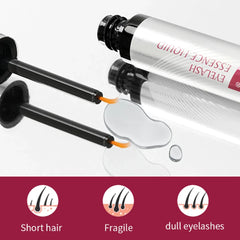 ICONSIGN lash serum featuring key botanical ingredients like Panax Ginseng and Nymphaea Flower for natural lash growth