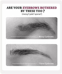 applying eyebrow lamination kit at home in Dubai.