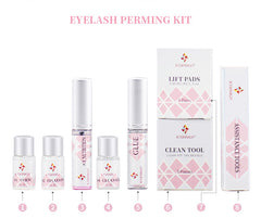 Professional eyelash lift kit with lash lifting and tint supplies for salon and home use in Abu Dhabi