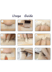 Fast-drying black lash glue used for professional eyelash extensions