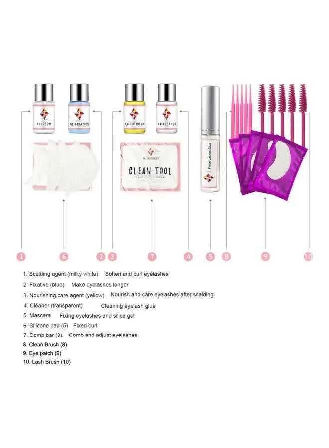 Iconsign Eyelash Lifting Perm Kit  Set | Lash Lift Eyelash Perming Kit | Salon-Quality Lash Lift with Tools Iconsign UAE