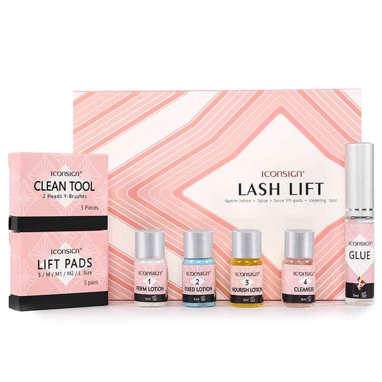 Iconsign Professional Eyelash Lift Kit - Affordable Lash Perming & Semi-Permanent Curler Set