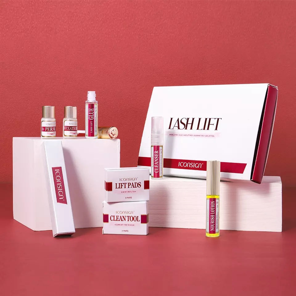 Iconsign lash lift kit for at-home eyelash lift with silicone pads