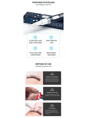 Close-up of Iconsign eyelash extension glue remover pen showing non-drip formula and soft brush applicator designed for safe and easy eyelash adhesive removal.