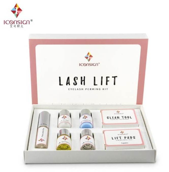 Iconsign Eyelash Perming Kit – Professional Semi-Permanent Lash Lift & Curl Set with Glue, Lotions & Lift Pads Iconsign UAE