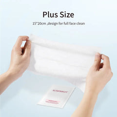 Makeup remover wipes used to clean face and eye makeup easily without irritation