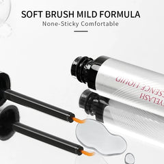 Close-up of oil-free ICONSIGN eyelash serum applicator tip