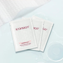 Close-up of soft, lint-free makeup remover wipes ideal for sensitive skin
