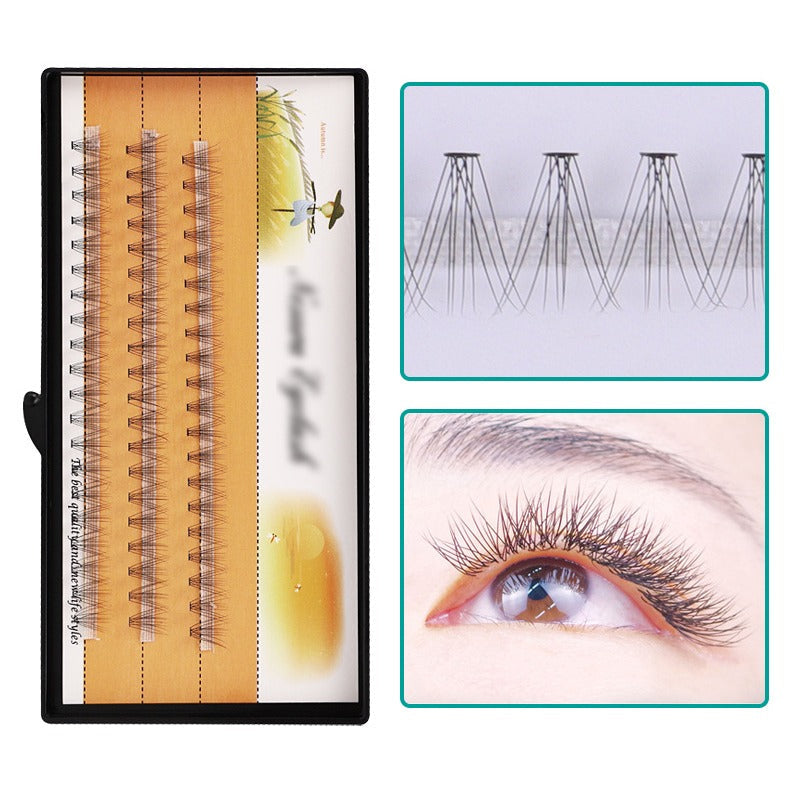 Nesura Individual Eyelash Clusters Box – 60 Clusters DIY Grafted Volume Lashes (8mm - 13mm) Iconsign UAE