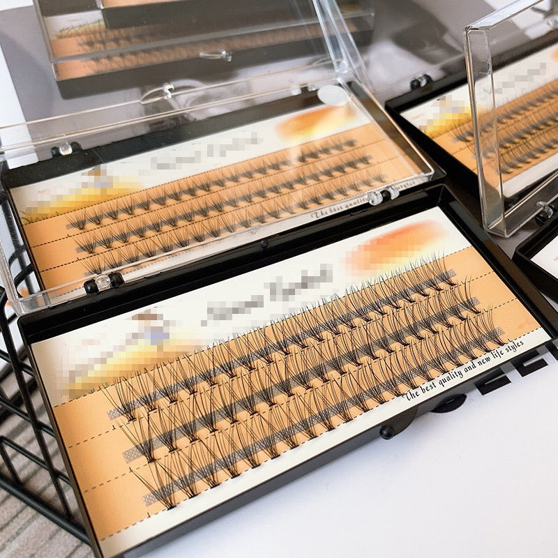 Nesura Individual Eyelash Clusters Box – 60 Clusters DIY Grafted Volume Lashes (8mm - 13mm) Iconsign UAE