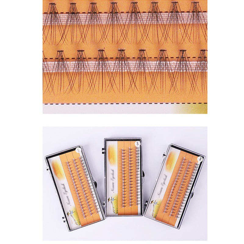 Nesura Individual Eyelash Clusters Box – 60 Clusters DIY Grafted Volume Lashes (8mm - 13mm) Iconsign UAE