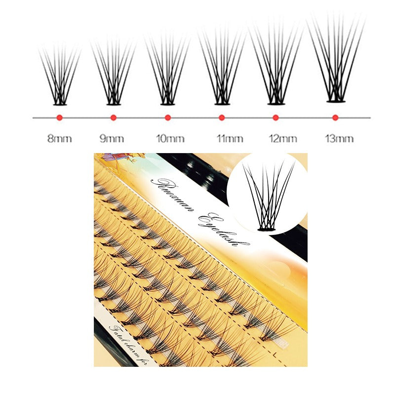Nesura Individual Eyelash Clusters Box – 60 Clusters DIY Grafted Volume Lashes (8mm - 13mm) Iconsign UAE