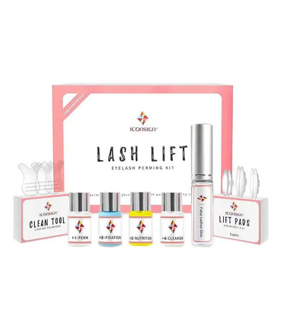 Iconsign Eyelash Perming Kit – Professional Eyelash Perm Kit, Multicolor